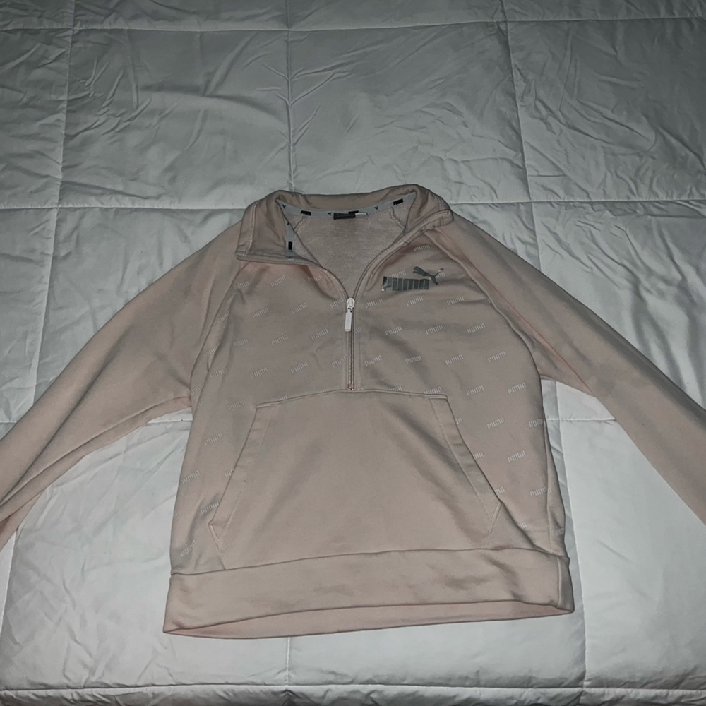 Pink Puma Half-Zip